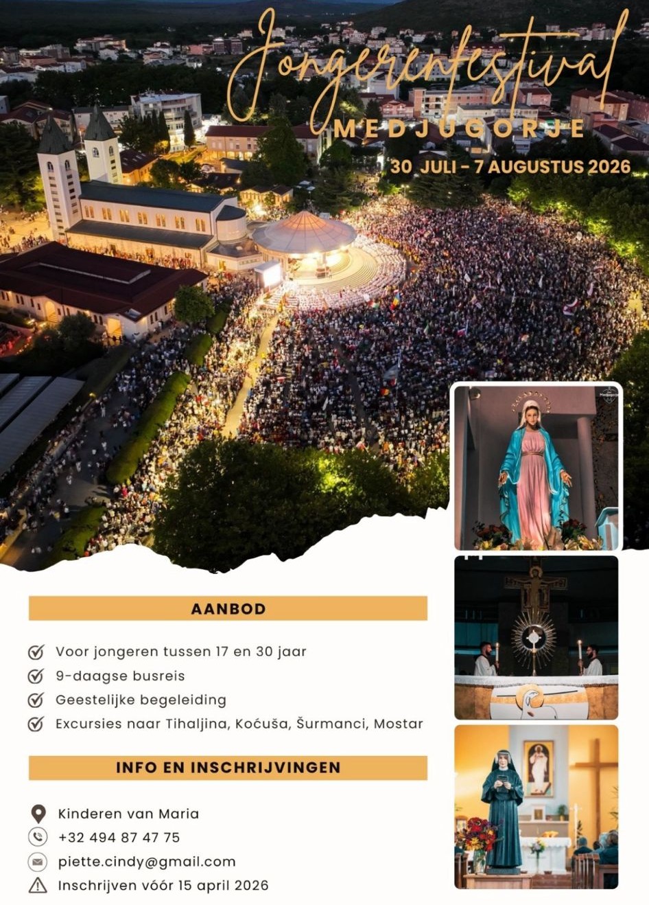 Jongerenfestival Medjugorje 2026