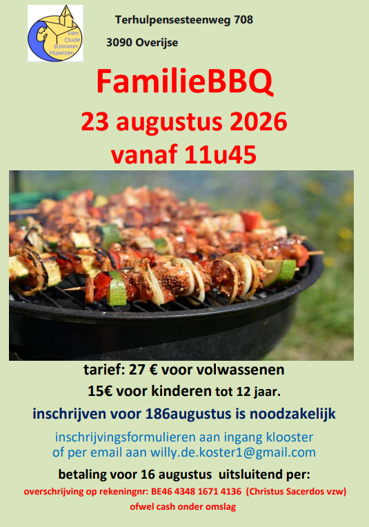 BBQ in het Oude Klooster Maleizen